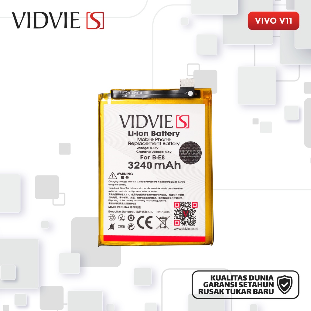 BATTERY VIDVIE-S VIVO Y81/Y83/B-E5