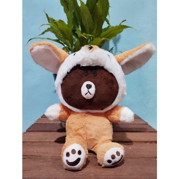 Boneka Brown Kostum Rubah