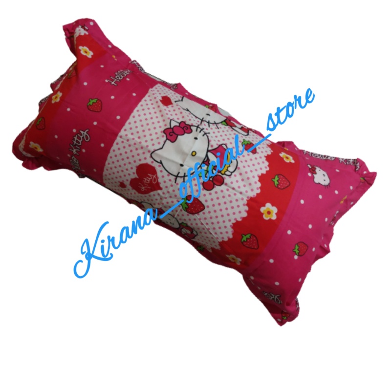 Bantal cinta anak imut brendis + sarung cinta 60x30cm motif karakter