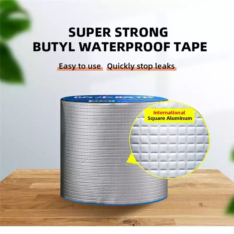 LAKBAN ANTI BOCOR 3M 5M LEM ANTI AIR ALUMUNIUM FOIL SUPER WATERPROOF TAPE TAMBAL SILVER / ALUMINIUM TAPE