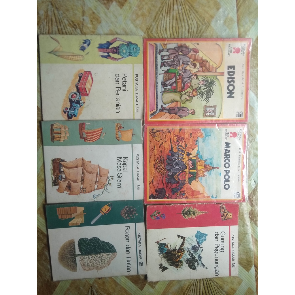 BACAAN ANAK LAWAS SERI PUSTAKA DASAR - Buku jadul - Buku lawas