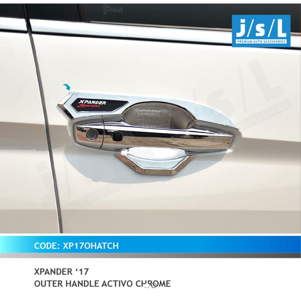 XPANDER 17 Outer Mangkok Cover Model Activo Chrome JSL