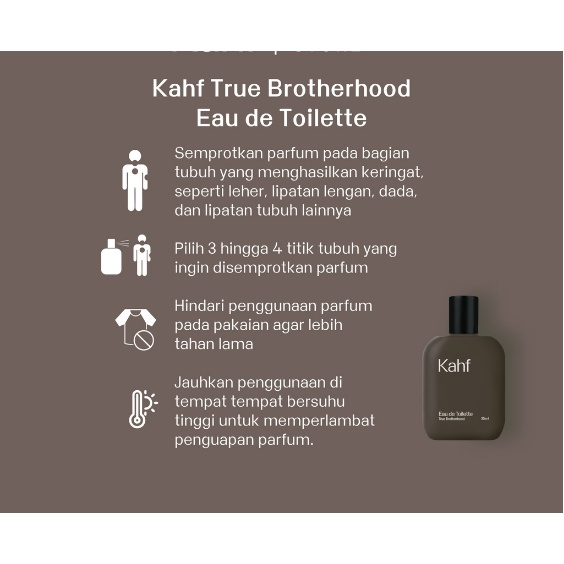 KAHF True Brotherhood Eau de Toilette 35ml