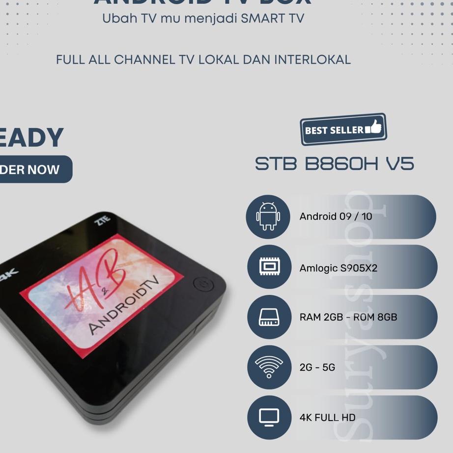 Limited[HJ]-STB ANDROID TV BOX V5 RAM 2GB, SUDAH UNLOCK DAN ROOT FULL ALL CHANNEL TV