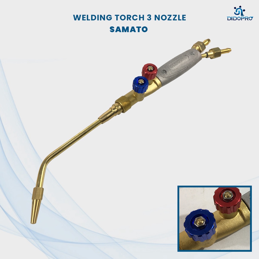 SAMATO BLENDER STANG LAS 3 MATA - BLANDER LAS KARBIT - TANG LAS BAKAR - WELDING TORCH ACETYLENE