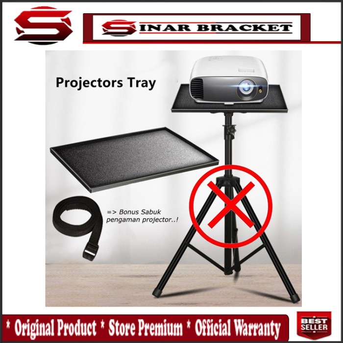 Layar Standing Tripod Projector Meja Proyektor, Stand Tripod Adjustable New1