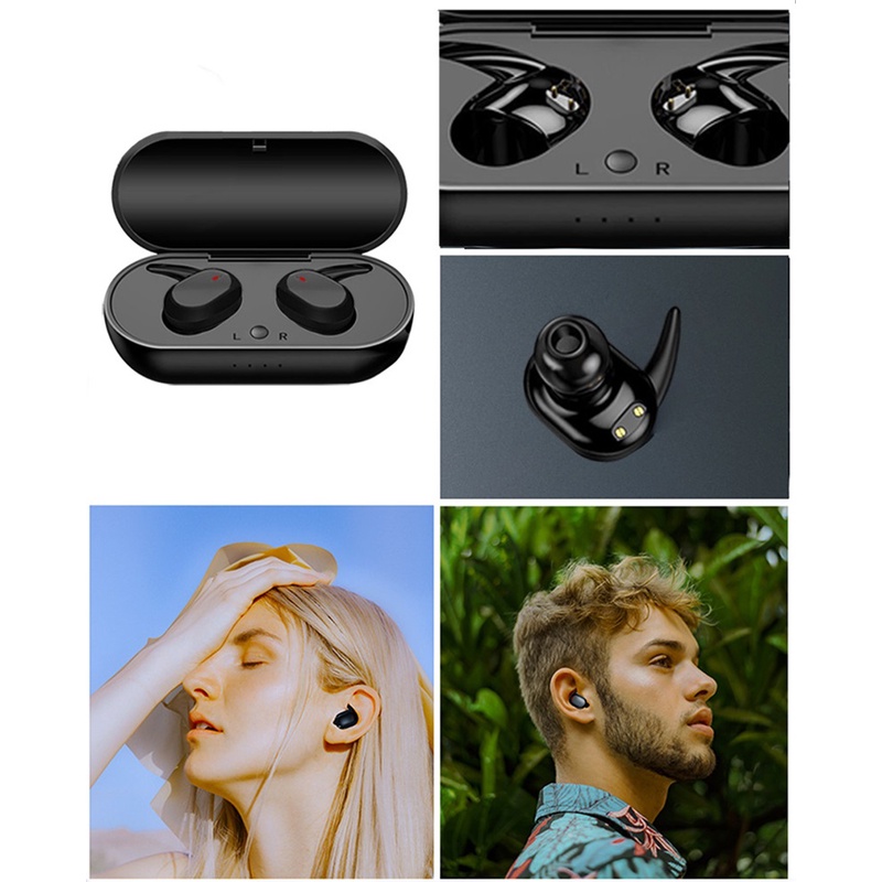 Headset Bluetooth TWS OLE 3 Wireless Earphones Bluetooth HIFI Bass HD-call Waterproof In-ear Earbuds with Mic