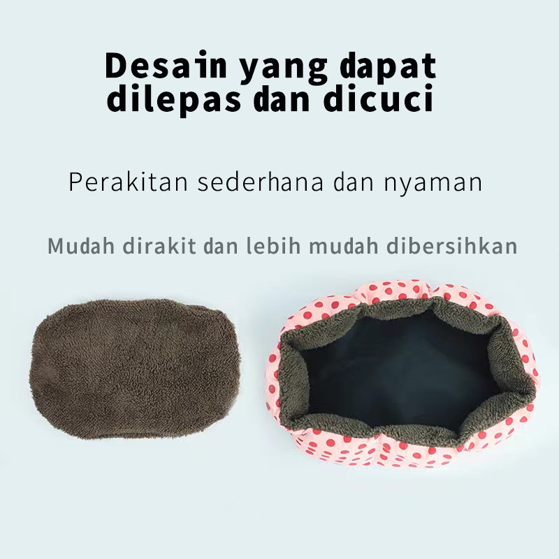 Tempat Tidur Kucing Anjing Pet Bed Sarang Hewan Peliharaan Kasur/Rumah Kucing