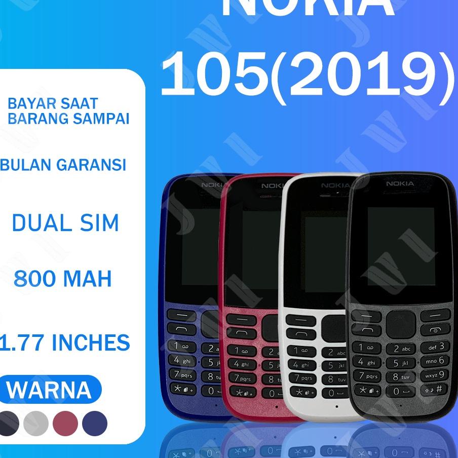 Depan1 Nokia 105 2019 Dual Sim bahasa indonesia