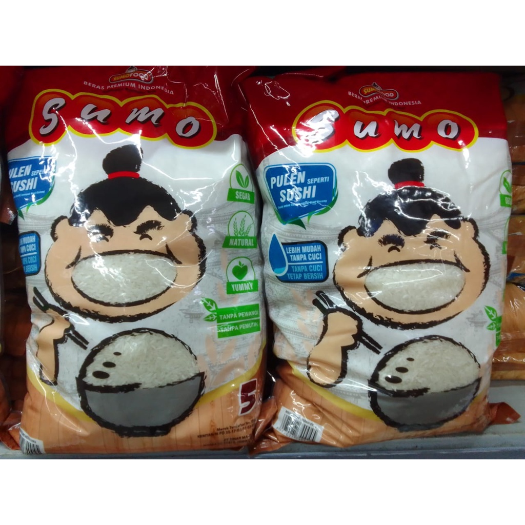 

Beras Sumo Premium Kemasan 5 kg