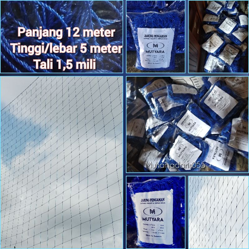 Jaring Pagar Pengaman Lapangan Voly & Sepak Bola