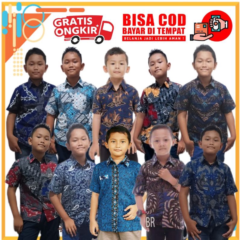 Batik Anak Usia 2-12thn