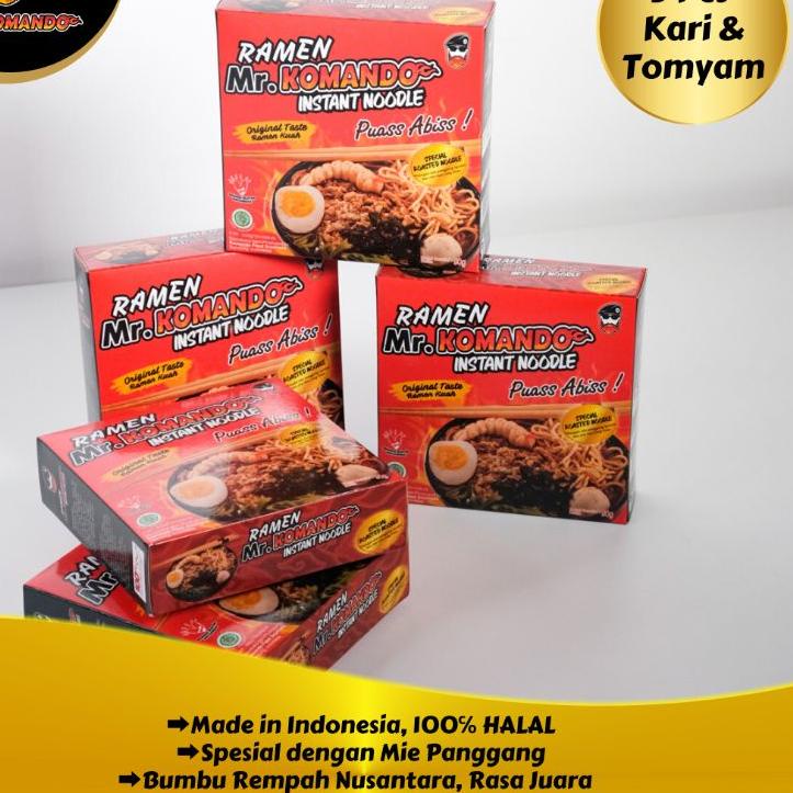 

❅ Ramen Instan ndo 5 Pcs (Kari&Tomyam) ♥