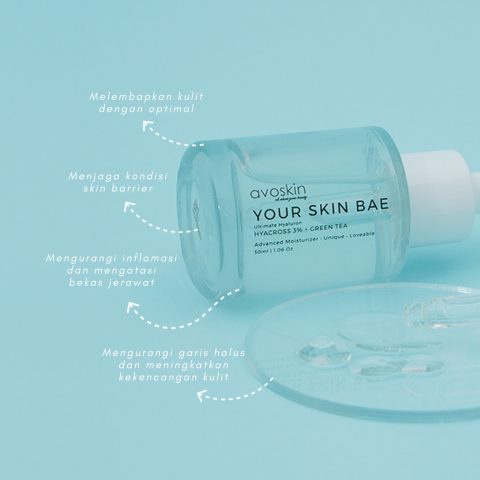 BUNDLING Avoskin Your Skin Bae Serum Lactic Acid 30ml + Serum Hyacross 30ml