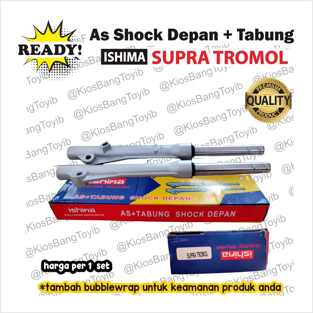 As Shock Skok Breaker Depan + Tabung Honda Supra Tromol (ISHIMA)