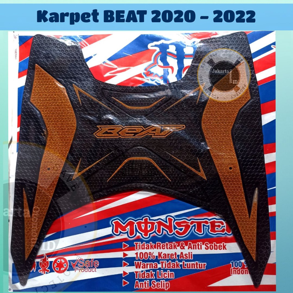 Karpet Honda Beat LED 2020 - 2022 ALL NEW pijakan kaki