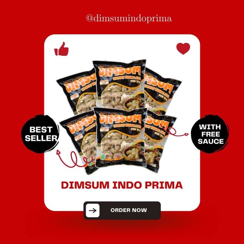 

Dimsum Frozen Indo Prima Dimsum Siomay Daging Ayam 250gr