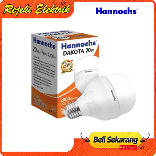 Bohlam Led Hannoch DAKOTA Cayaha Putih - Lampu Led