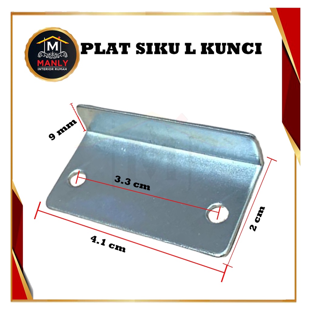 Tahanan Kunci / Plat Siku L Kunci