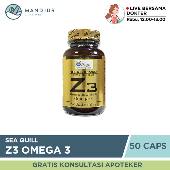 Sea Quill Z3 Pharmaceutical Grade Omega 3 - Suplemen Kesehatan Jantung