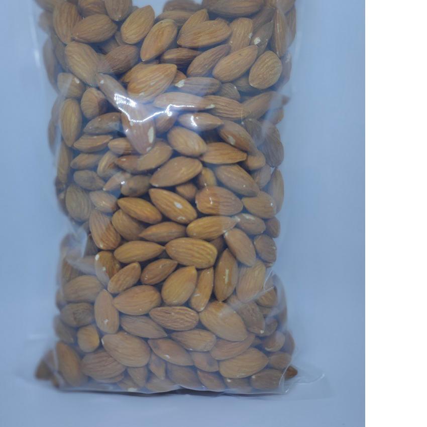 

➷ 500gr Kacang Almond Premium Utuh - Whole Raw Almond - Size Besar 27-30 - Mentah - Blue Diamond ➦