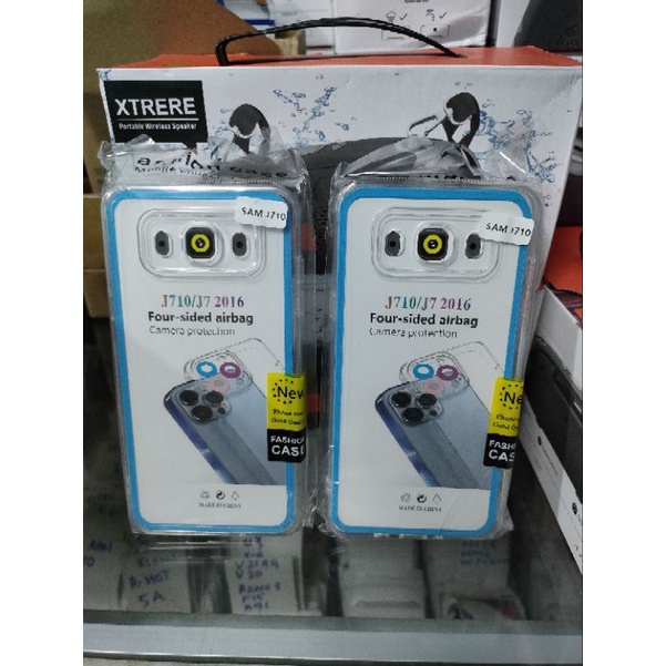 Softcase Samsung J710 J7 2016 Silikon Casing Case Bening Transparan Terasfaran Pelindung Pro Camera