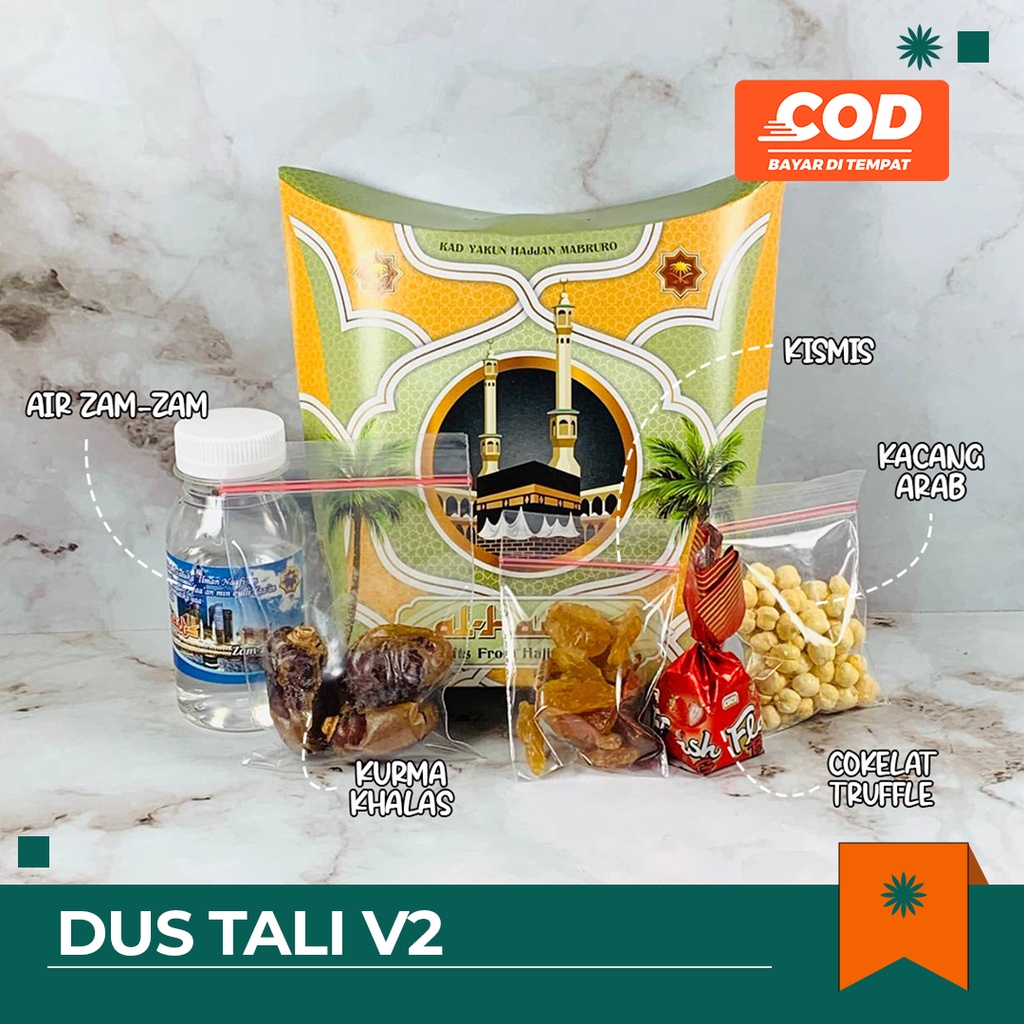 

PAKET OLEH OLEH HAJI UMROH SEKAT 5 ZAMZAM KHALAS COKLAT KACANG ARAB KISMIS VARIAN 2