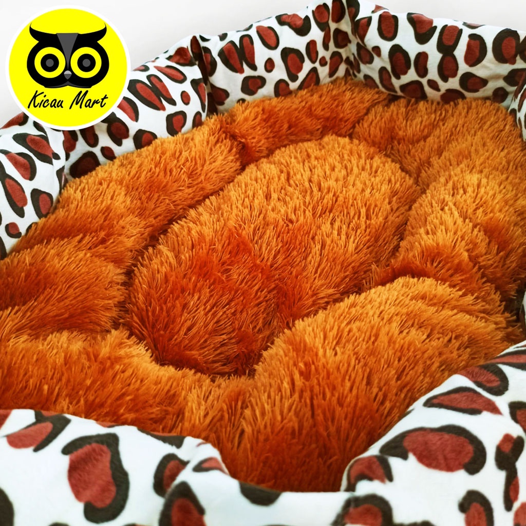 Bantal Kucing Jumbo XXL 60 cm Alas Tidur Kucing Jumbo Premium Kasur Bulu Rasfur Super Tebal Tempat Tidur Kucing Sempati Bantal Silikon Empuk Ranjang Tidur Kucing Kitten Anabul Sugar Glider Hamster