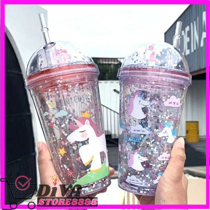 Botol Glitter Lampu Botol Little Pony Glitter DIVA STORE