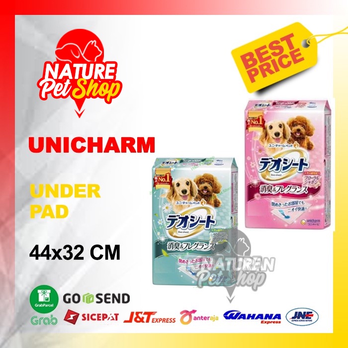 ALAS PIPIS UNICHARM DEO SHEET 44x32CM UNICHARM UNDERPAD SMALL