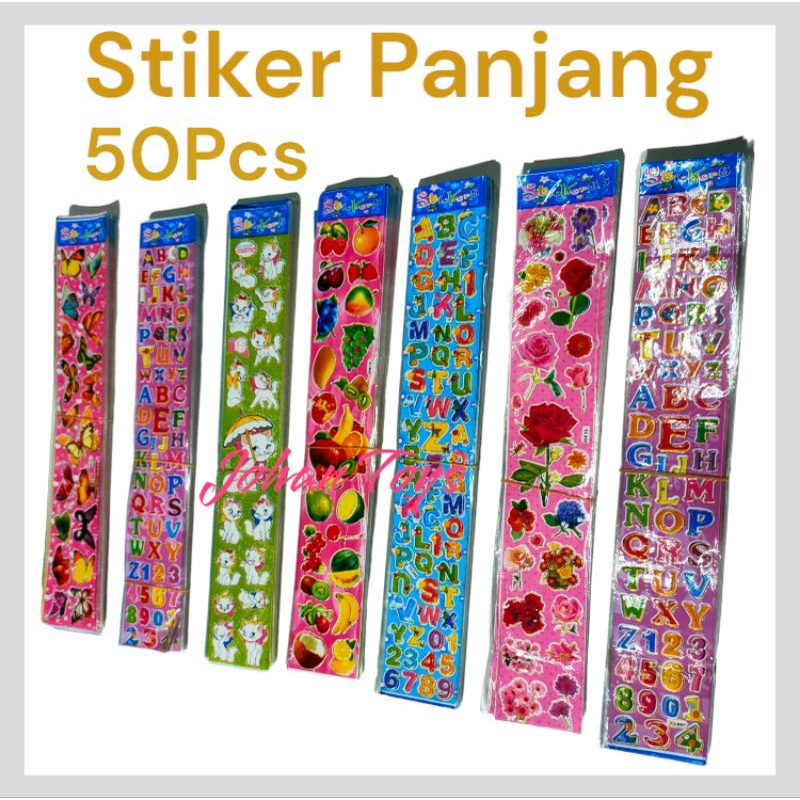 Stiker Karakter isi 50Pcs