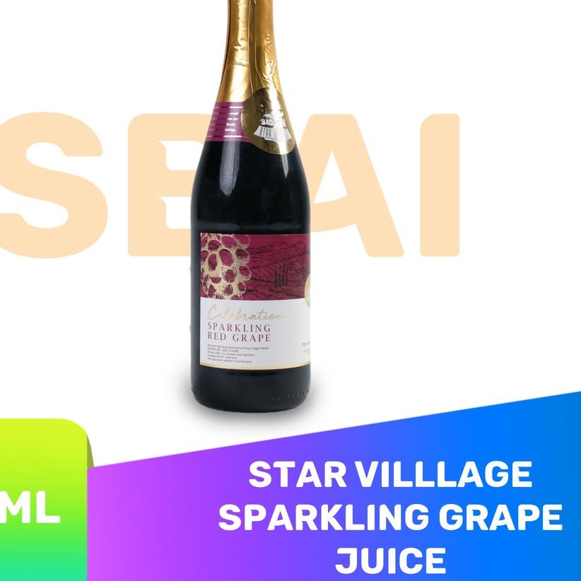 

Diskon [KP8] Starvillage Non Alcohol Sparkling Grape Juice 750ML Jus Soda Produk Impor