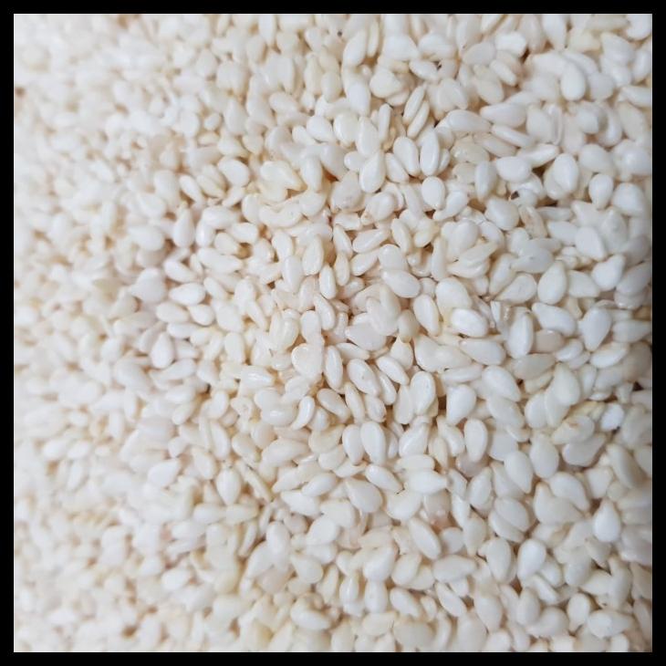 

BIJI WIJEN PUTIH / WHITE SESAME SEEDS MENTAH 1 KG REPACK / GROSIR KODE 1230