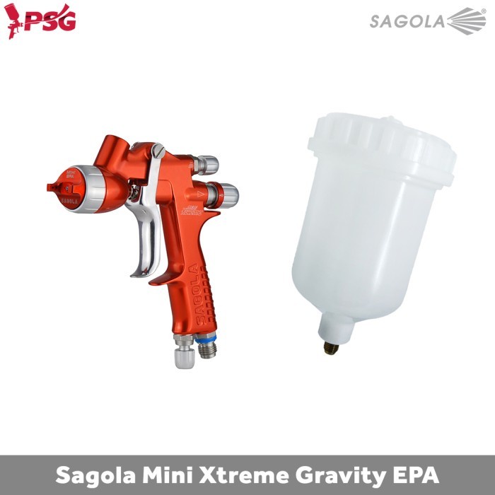 Spray Sagola Mini Xtreme Gravity - Epa Aircap (Gun+Cup)