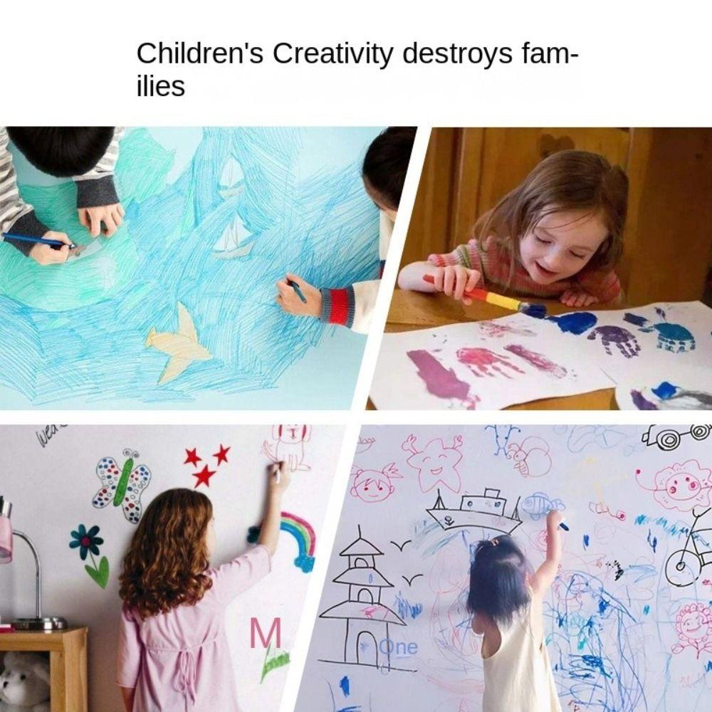 Mxbeauty Anak Menggambar Scroll Adhensive Children Mewarnai Mainan Graffiti Scrolls DIY Painting Mainan Artis Kecil Mengisi Warna Stiker