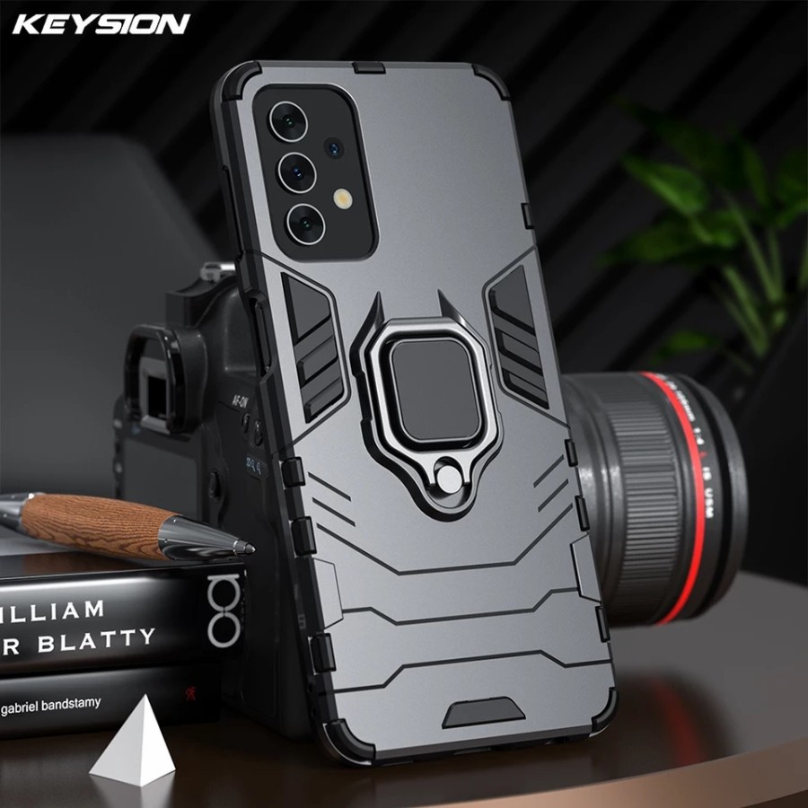 Case Samsung A32 A52 A52S A72 Robot Transformers Ring Standing Phone Case