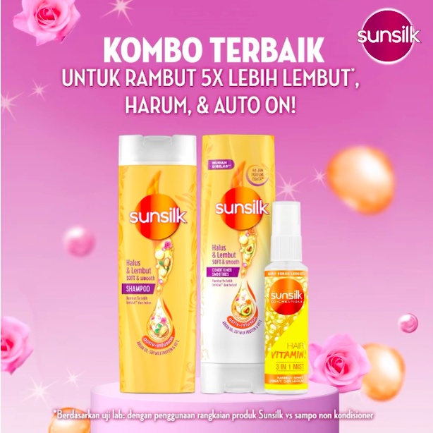 Sunsilk Shampoo 70ml 160ml 340ml / Conditioner 160ml / Hair Vitamin Mist 40ml | Sampo Spray rambut hijab