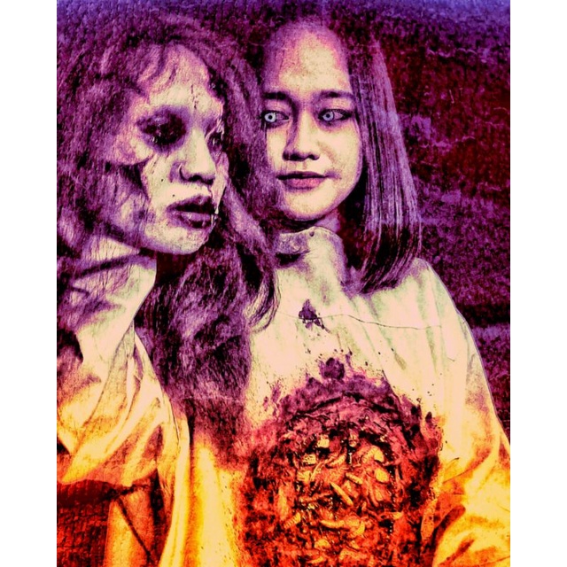 Rara Horror Latex Mask Topeng Latex