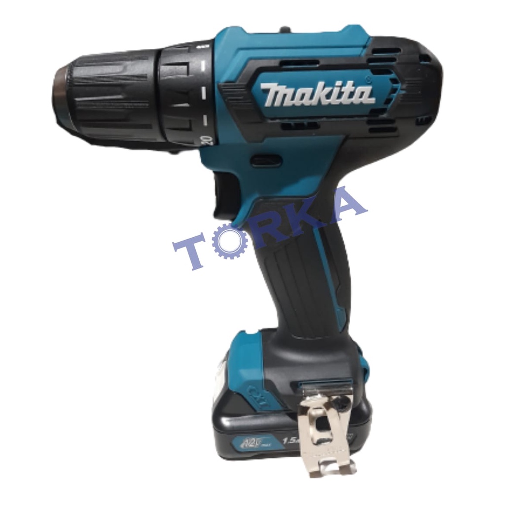 Bor Baterai 10mm MAKITA DF333DWYE Mesin Bor Cordless Drill Charger