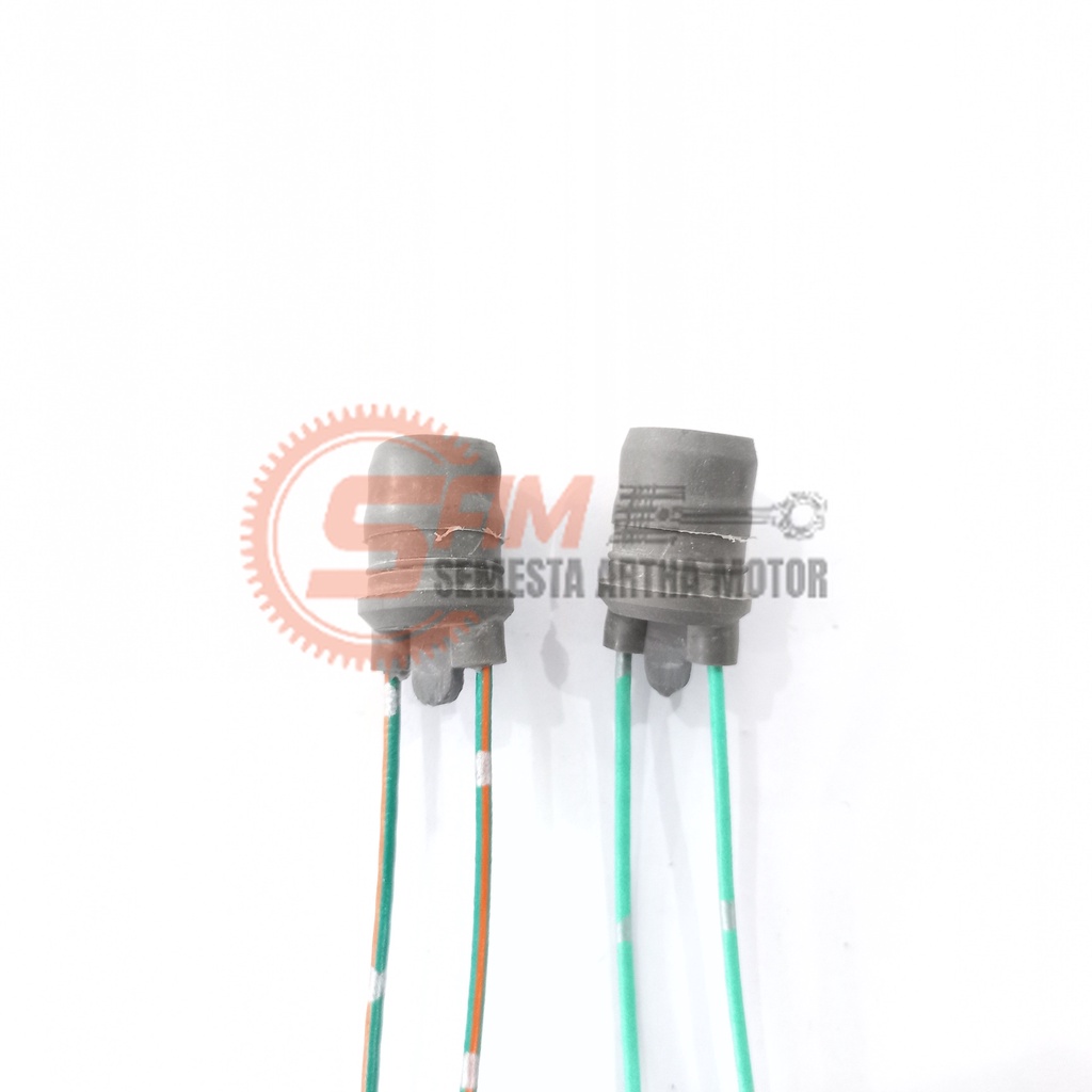 Fiting Lampu Speedometer T10 Soket Bohlam Spido 2 Kabel Motor Mobil
