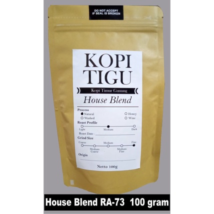 

KOPITIGU House Blend Coffee 100g