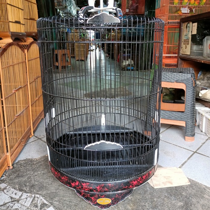 Kandang Burung Sangkar Murai Rafi Jaya List Akrilik No 1