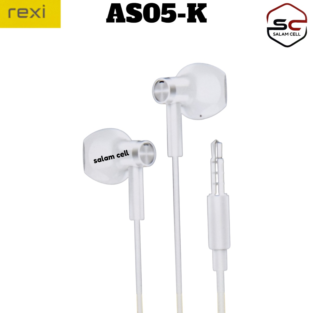 Headset Rexi AS05K Double Deep Bass Original Garansi Resmi