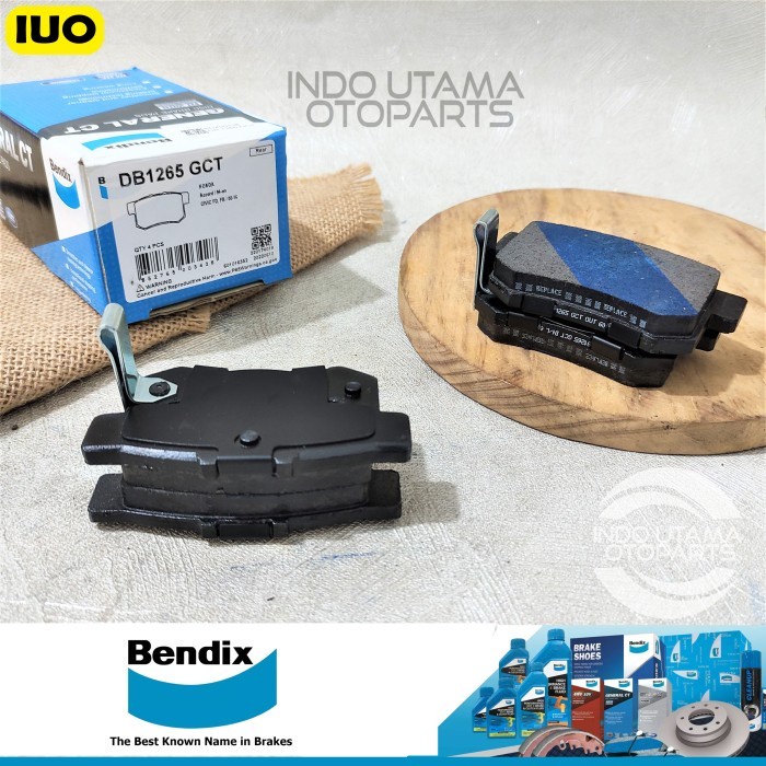 Kampas Rem Belakang Civic FD 2006-2012 BENDIX Brake Pad DB 1265 GCT