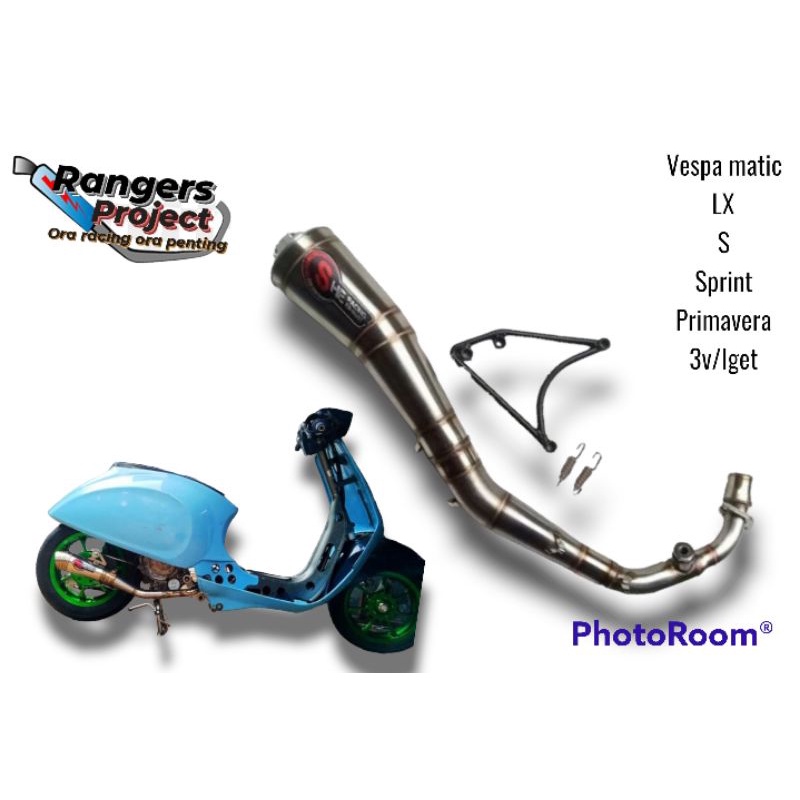 knalpot racing Vespa matic