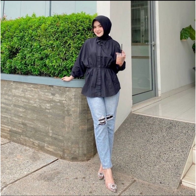 Alya Shirt / Atasan Wanita / Kemeja Wanita Oversize