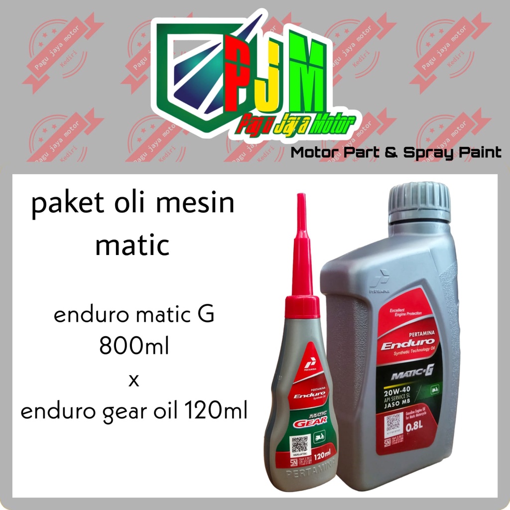 Oli matic enduro matic g untuk segala motor matic 0.8Liter ORIGINAL