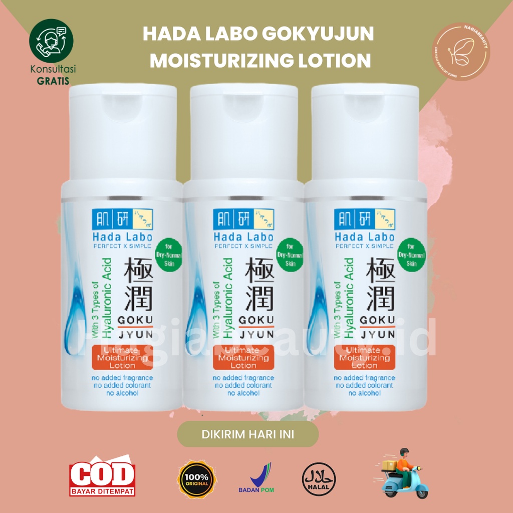 HADA LABO GOKYUJUN ULTIMATE MOUSTURIZING LOTION 100 ML