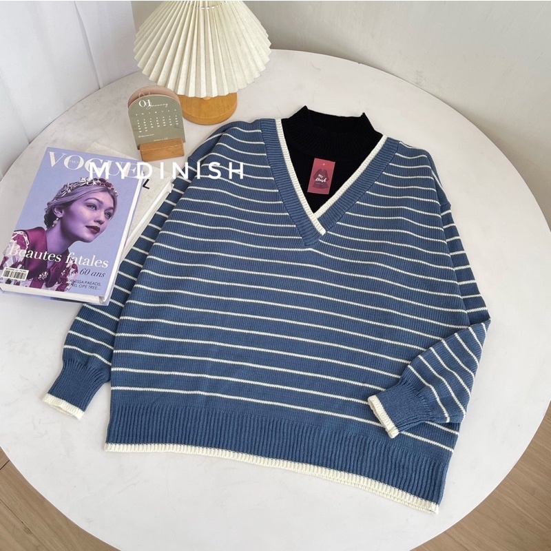 Ambera Turtle Neck Blouse - Atasan Blouse Wanita Terbaru