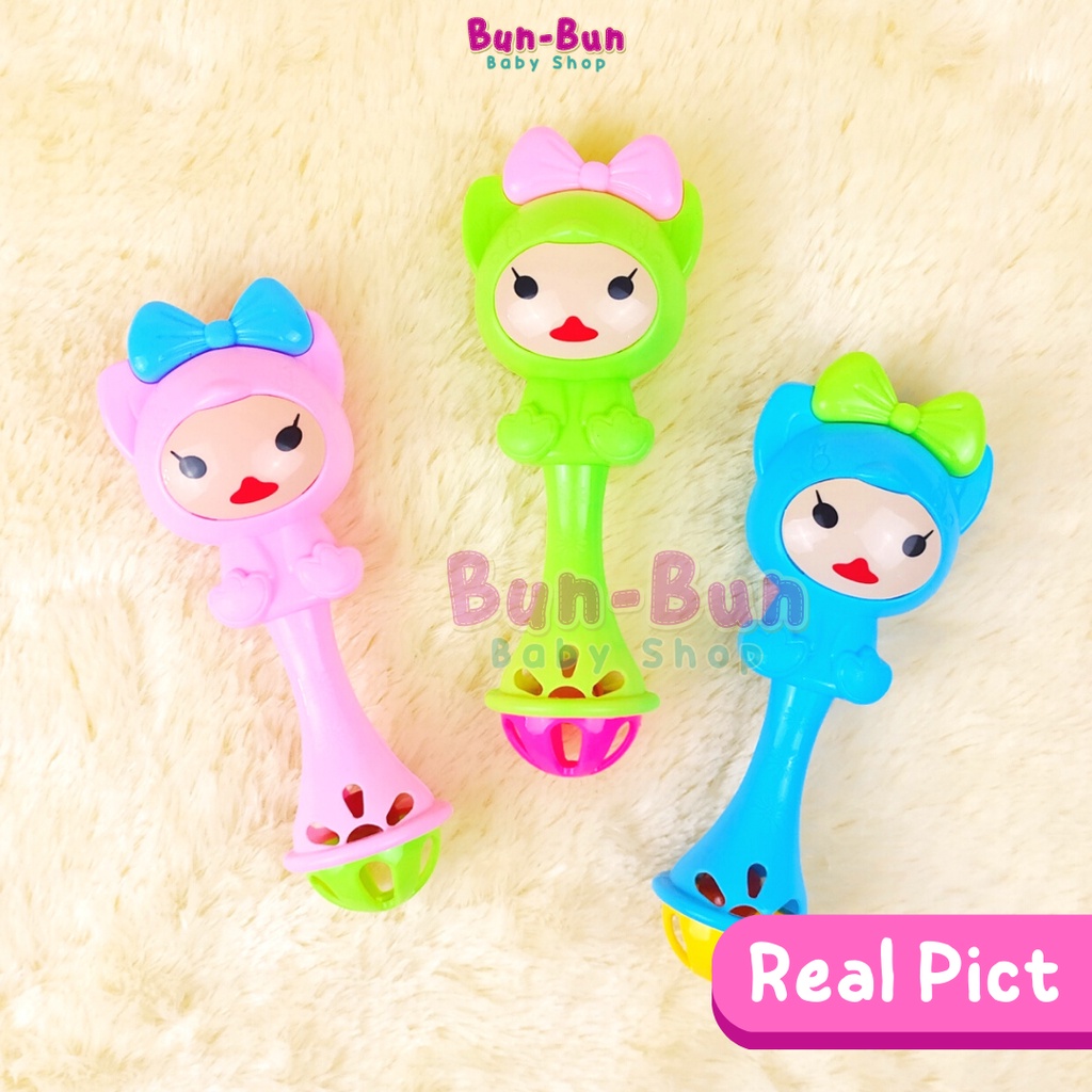 SNI Mainan Bayi Kerincingan Krincingan Genggam Anak Bunyi Toys Rattle Unisex Laki Perempuan Motorik Edukasi Lucu Perlengkapan Baru Lahir Peralatan Baby New Born Bunbunbabyshop